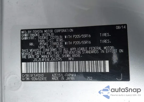 2014 Scion Xb z USA, uszkodzony, nr VIN JTLZE4FE6EJ063595